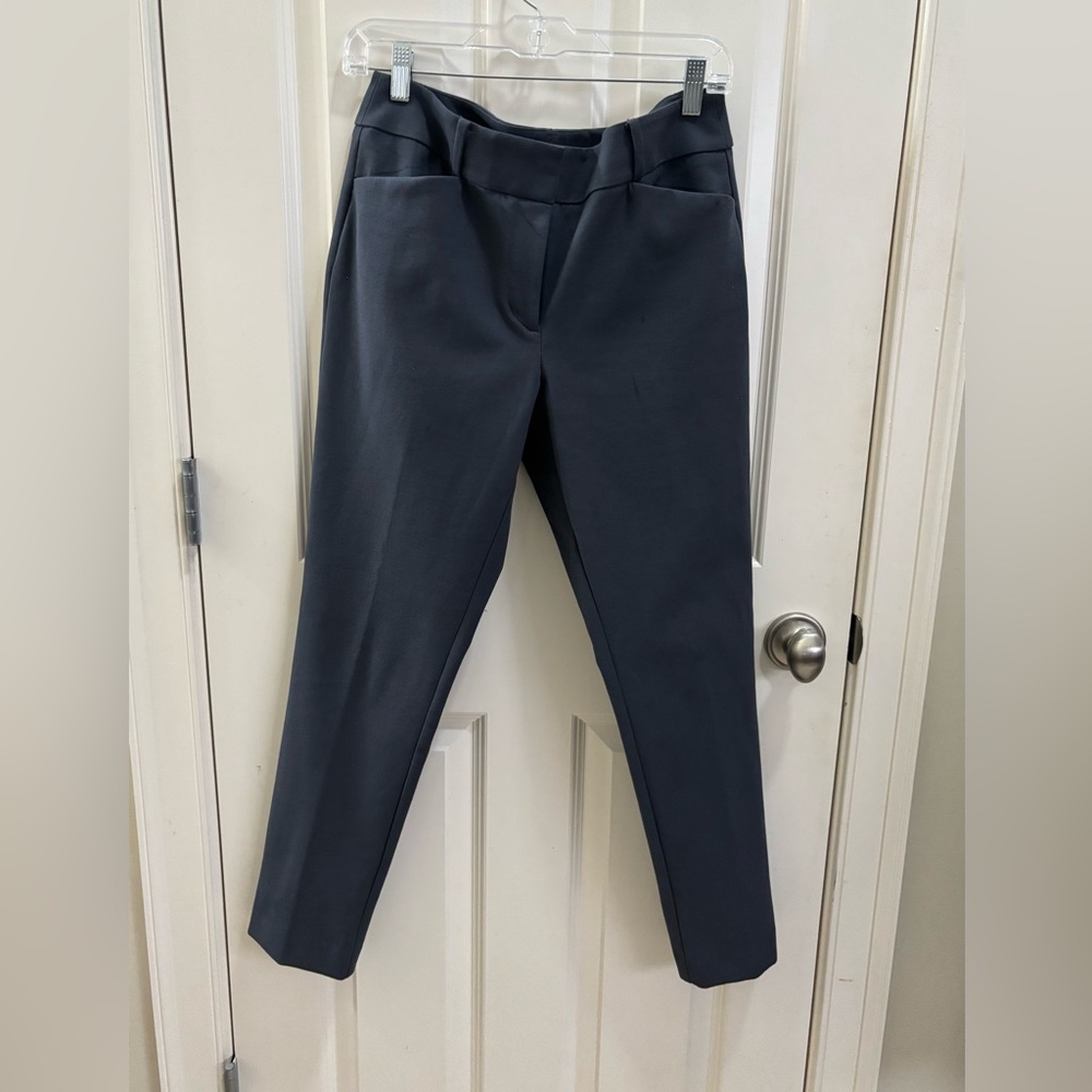 LOFT Dark Gray Julie(Curvy) Skinny Cropped Pants